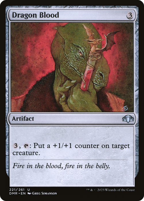 Dragon Blood (DMR-221) - uncommon - Foil