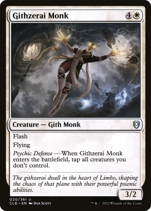 Githzerai Monk (CLB-020) - uncommon