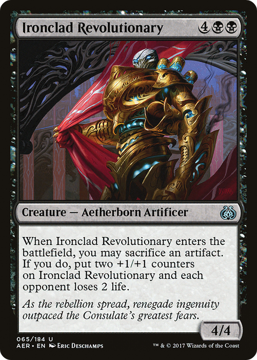 Ironclad Revolutionary (AER-065) - uncommon