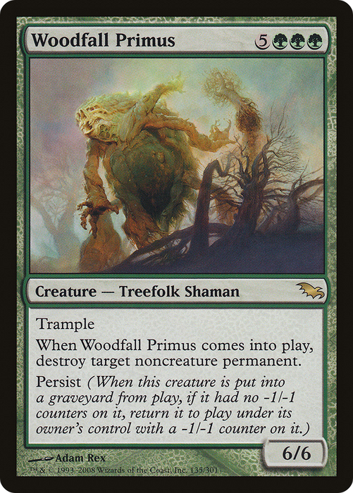 Woodfall Primus (SHM-135) - rare - Foil