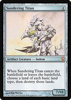 Sundering Titan (V10-013) - mythic - Foil