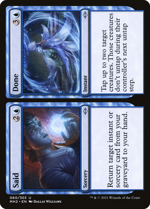 Said // Done (MH2-060) - uncommon - Foil