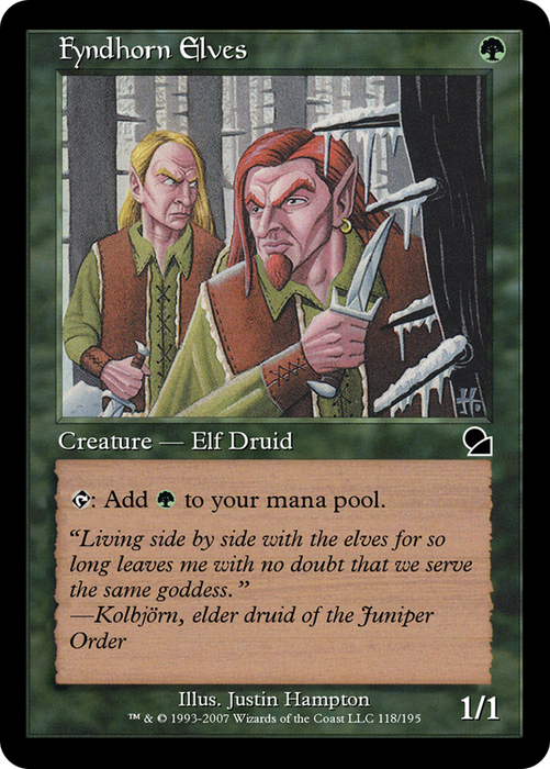 Fyndhorn Elves (ME1-118) - common - Foil