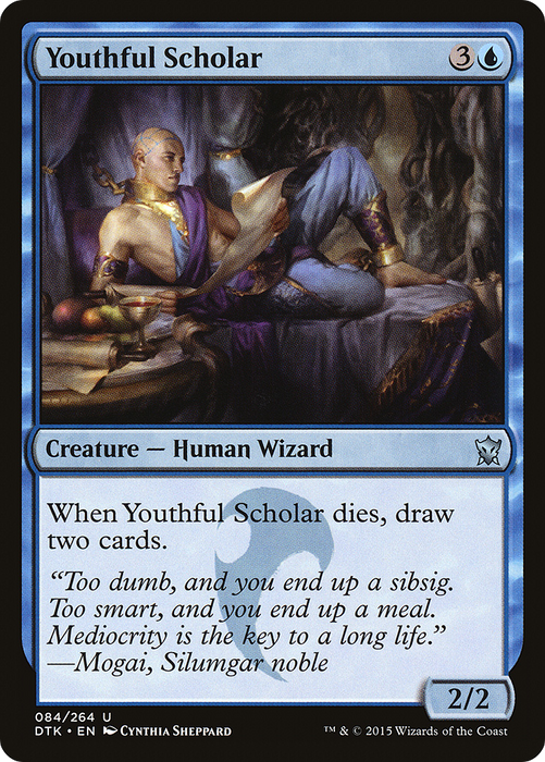 Youthful Scholar (DTK-084) - uncommon - Foil