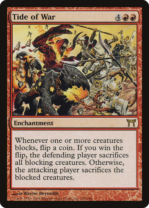 Tide of War (CHK-194) - rare - Foil