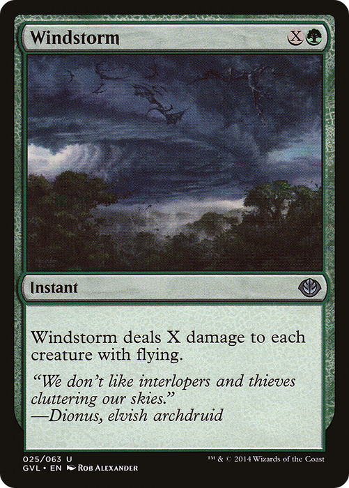 Windstorm (DD3-025) - uncommon