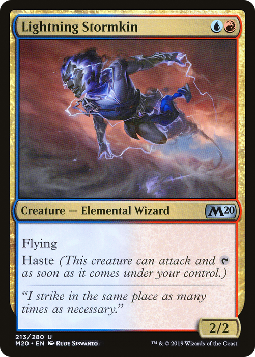 Lightning Stormkin (M20-213) - uncommon - Foil