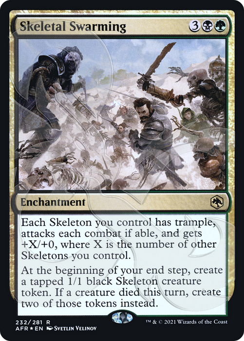 Skeletal Swarming (AFR&-232A) - rare - Foil