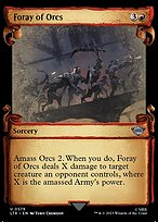 Foray of Orcs (LTR-579) - uncommon: (Showcase)