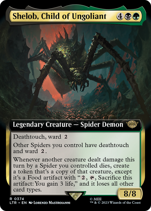 Shelob, Child of Ungoliant (LTR-374) - rare: (Extended Art)