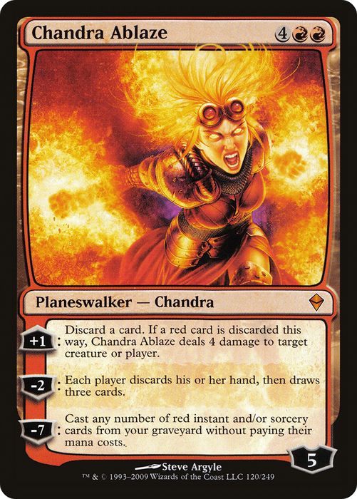 Chandra Ablaze (ZEN-120) - mythic - Foil