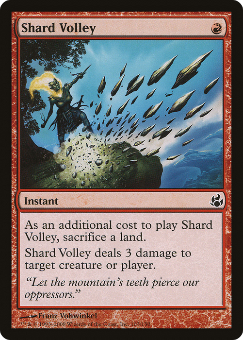 Shard Volley (MOR-103) - common - Foil