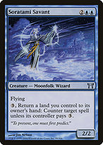 Soratami Savant (CHK-090) - uncommon - Foil