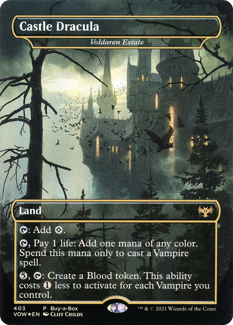 Voldaren Estate (BABP-403) - rare / Castle Dracula (Borderless) - Foil