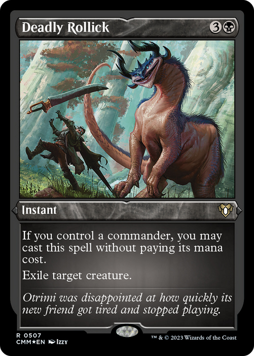 Deadly Rollick (CMM-507) - rare - Etched Foil