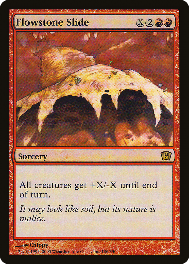Flowstone Slide (9ED-186★) - rare - Foil