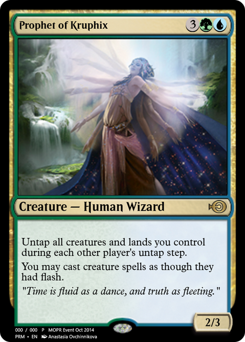Prophet of Kruphix (PRM-53844) - rare - Foil