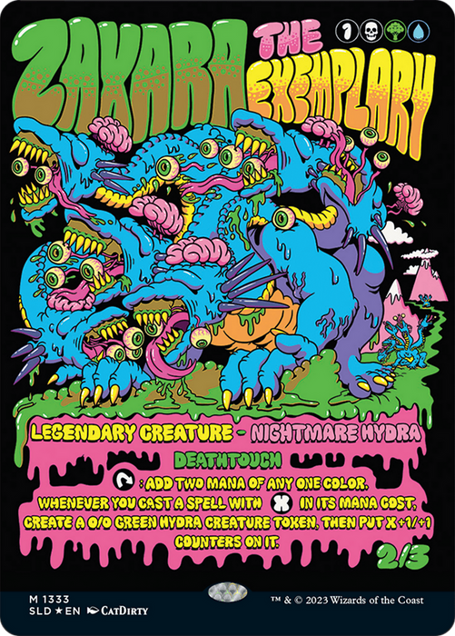 Zaxara, the Exemplary (SLD-1333) - mythic (Borderless) - Foil