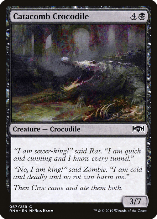 Catacomb Crocodile (RNA-067) - common - Foil