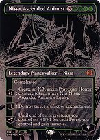 Nissa, Ascended Animist (ONE-362) - mythic (Borderless) - Foil