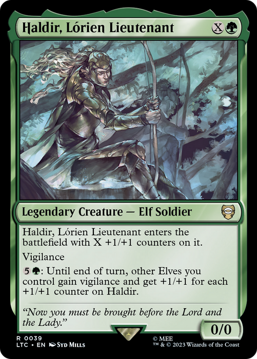 Haldir, Lórien Lieutenant (LTC-039) - rare