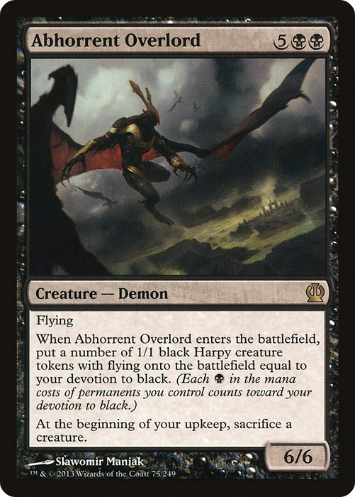 Abhorrent Overlord (THS-075) - rare - Foil