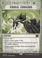 Primal Command (OTP-031) - rare: (Showcase) (Borderless) - Foil