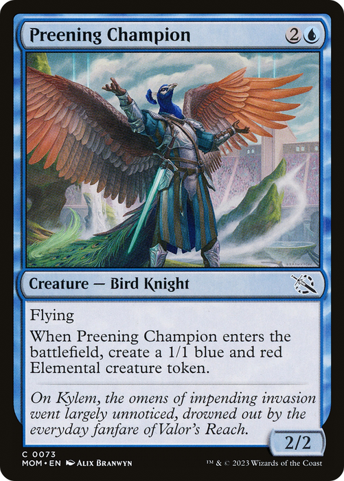 Preening Champion (MOM-073) - common - Foil