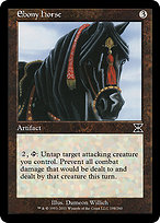 Ebony Horse (ME4-198) - common