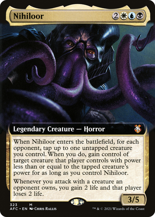 Nihiloor (AFC-323) - mythic: (Extended Art)