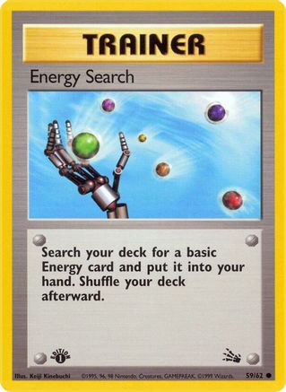 Energy Search (059/62) - F  - Common - 1st Edition