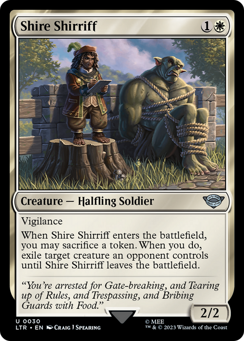 Shire Shirriff (LTR-030) - uncommon