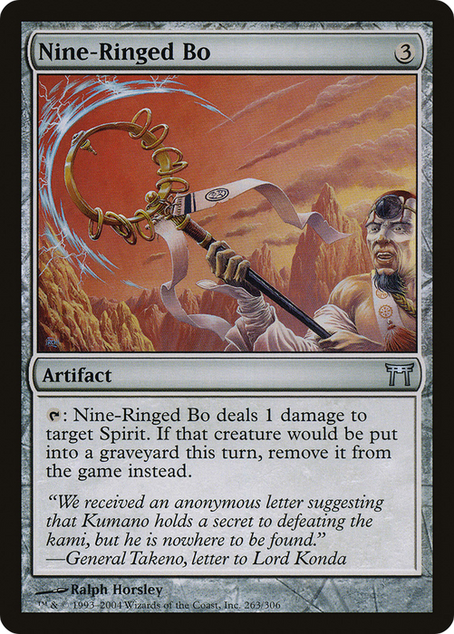 Nine-Ringed Bo (CHK-263) - uncommon - Foil