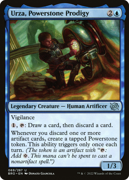Urza, Powerstone Prodigy (BRO-069) - uncommon - Foil