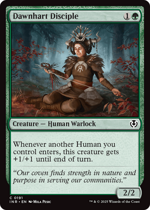 Dawnhart Disciple (INR-191) - common - Foil