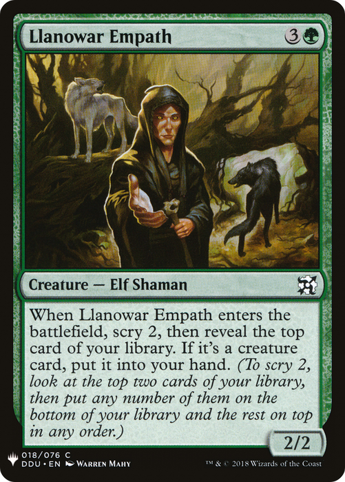 Llanowar Empath (LIST-DDU-18) - common