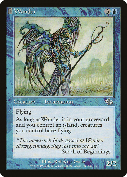 Wonder (JUD-054) - uncommon: (tombstone) - Foil