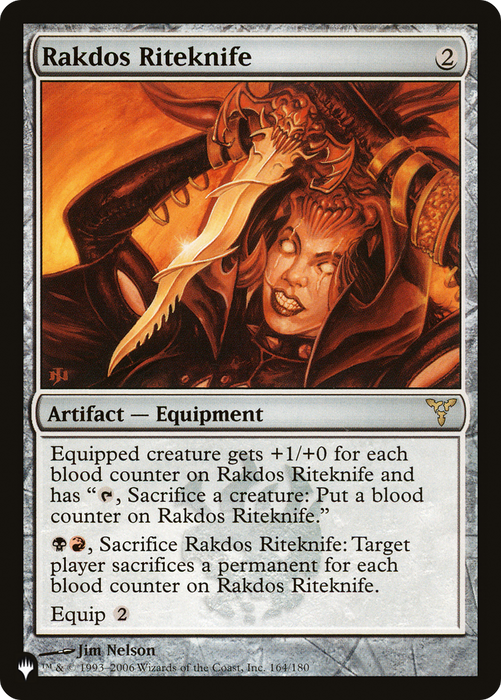 Rakdos Riteknife (LIST-DIS-164) - rare