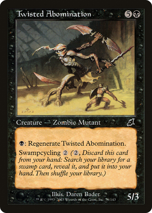 Twisted Abomination (SCG-076) - common - Foil