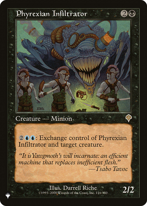 Phyrexian Infiltrator (LIST-INV-116) - rare