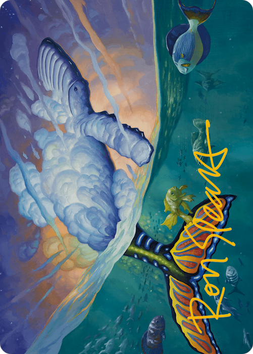 Dreamtide Whale // Dreamtide Whale (AMH3-002) - common (Borderless) - Foil