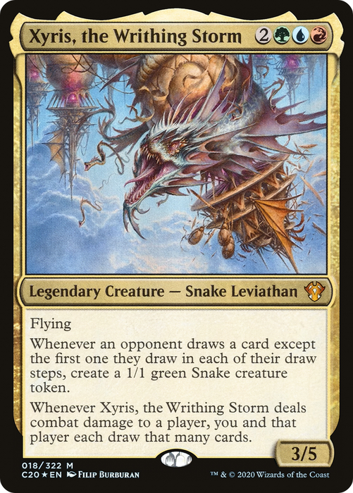 Xyris, the Writhing Storm (C20-018) - mythic