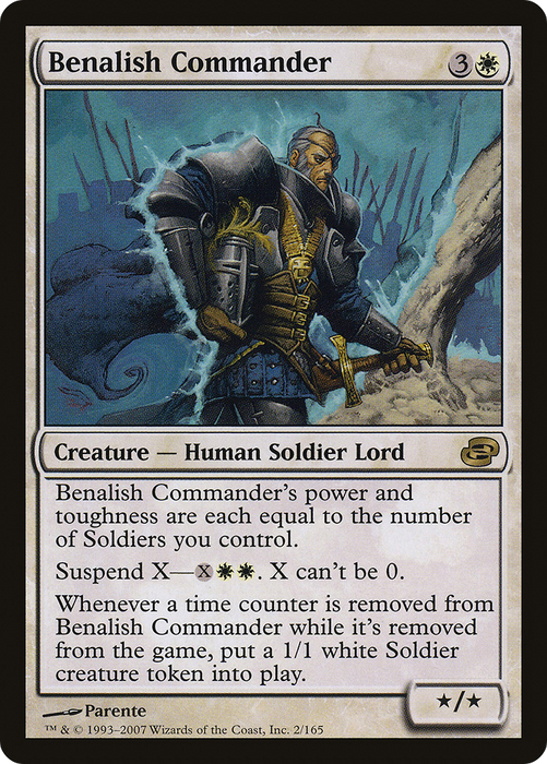 Benalish Commander (PLC-002) - rare - Foil