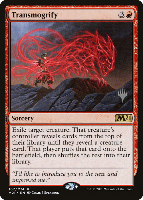Transmogrify (PPM21-167P) - rare - Foil
