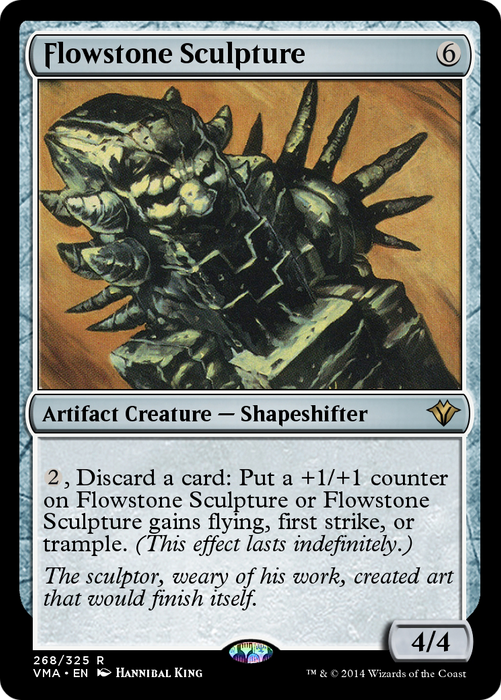 Flowstone Sculpture (VMA-268) - rare - Foil