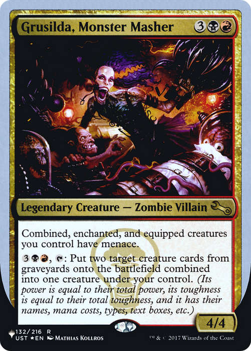 Grusilda, Monster Masher (LIST-048) - rare - Foil