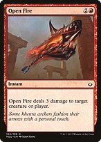 Open Fire (HOU-105) - common - Foil