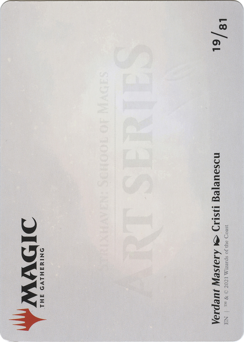 Verdant Mastery // Verdant Mastery (ASTX-019) - common (Borderless) - Foil