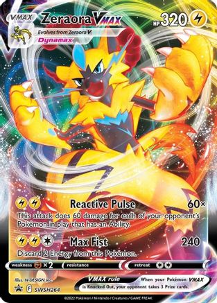 Zeraora VMAX (SWSH264) - SSSPC  - Promo - Holofoil