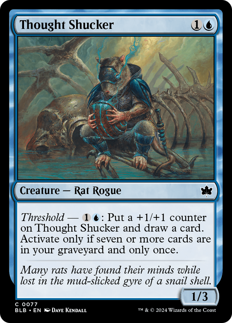 Thought Shucker (BLB-077) - common - Foil